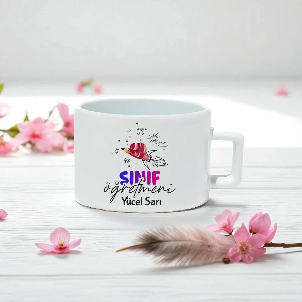Sınıf Öğretmeni Kişiye Özel Kahve Fincanı
