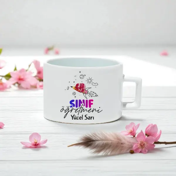 Sınıf Öğretmeni Kişiye Özel Kahve Fincanı