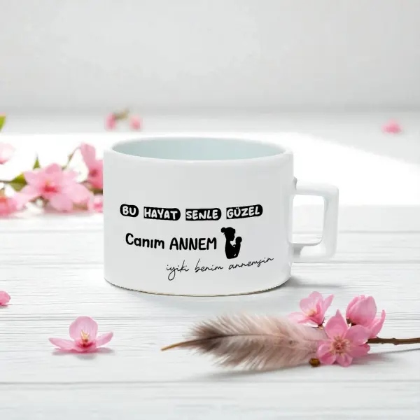Canım Annem Kişiye Özel Kahve Fincanı