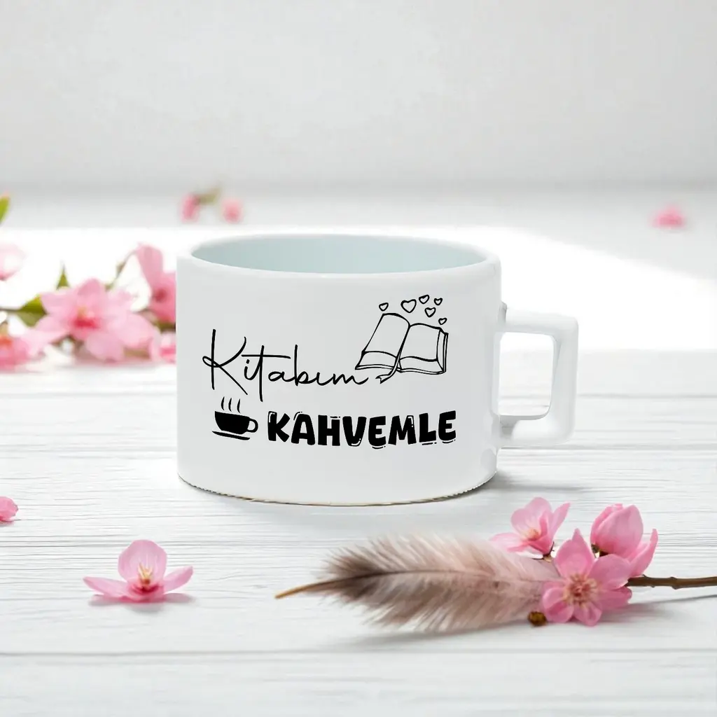 Kitabım Kahvemle Nescafe Fincanı