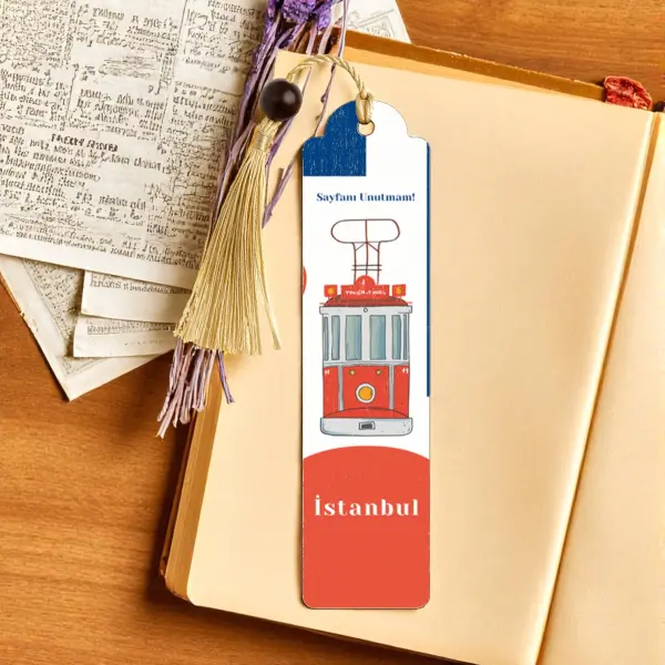 İstanbul Tramvay Kitap Ayracı - Sayfanı Unutmam