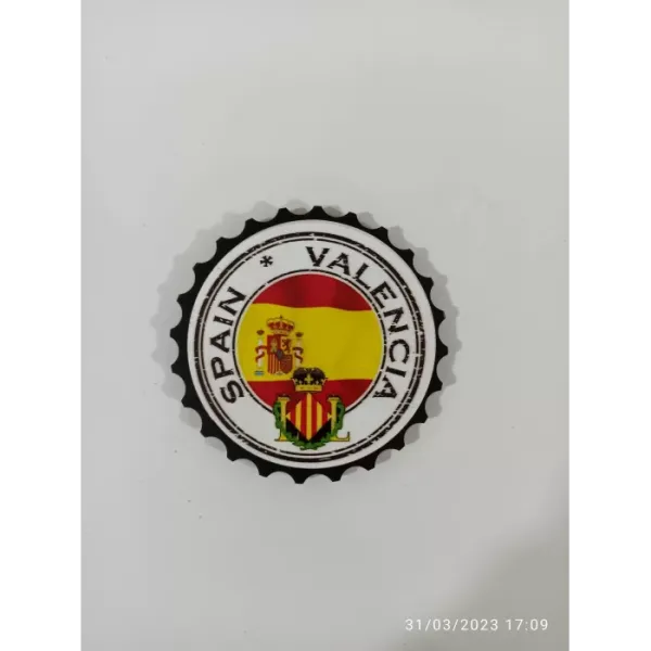 Ahşap Kabartmalı 3D Baskılı Valancıa Tasarımlı Magnet