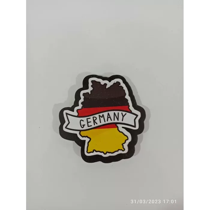 Ahşap Kabartmalı 3D Baskılı Almanya Tasarımlı Magnet