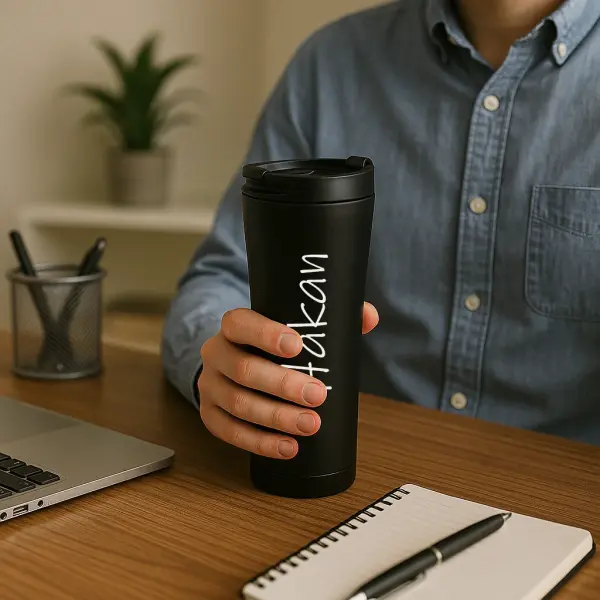 Kişiye Özel Erkek Hediye Kutusu Termos, Kalem ve Nostaljik Radyo Seti