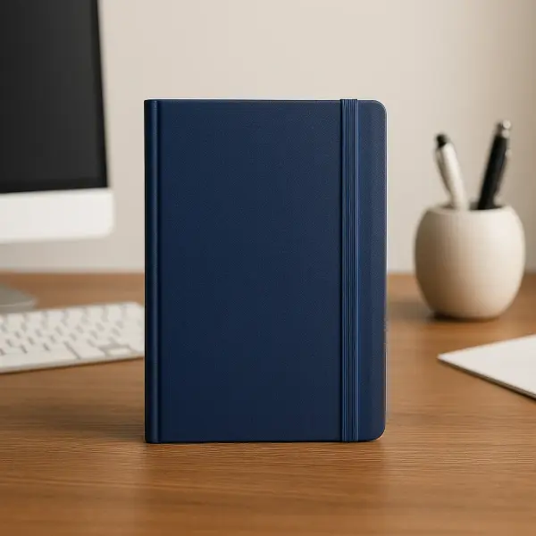 Kişiye Özel Hediye Kutusu Mavi Termos, Kupa, Defter ve Ülker Çikolata Seti