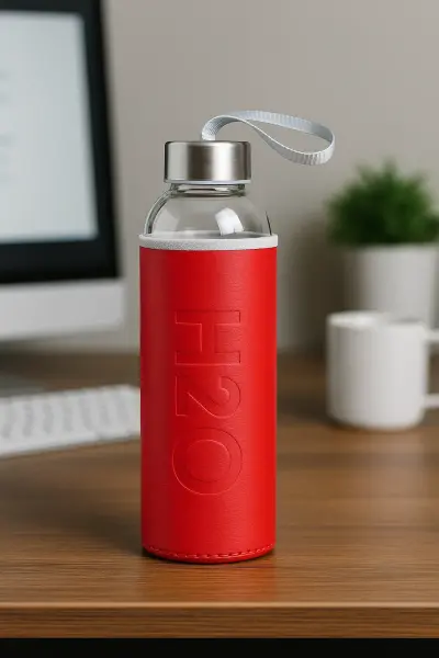 Kişiye Özel Kırmızı Hediye Kutusu – Termos, Kupa, Cam Matara ve Mesaj Kartı Seti