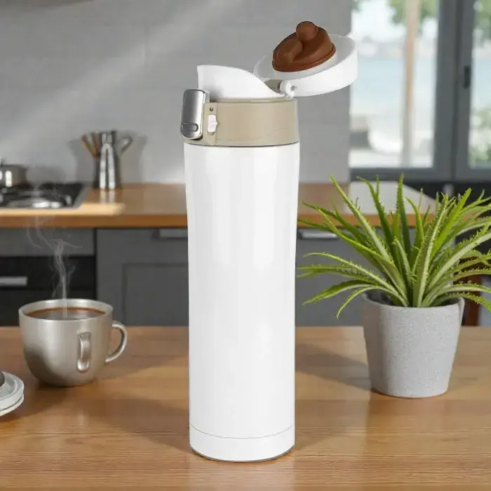 Kilitli Çelik Termos 450 ML Tema Tasarım