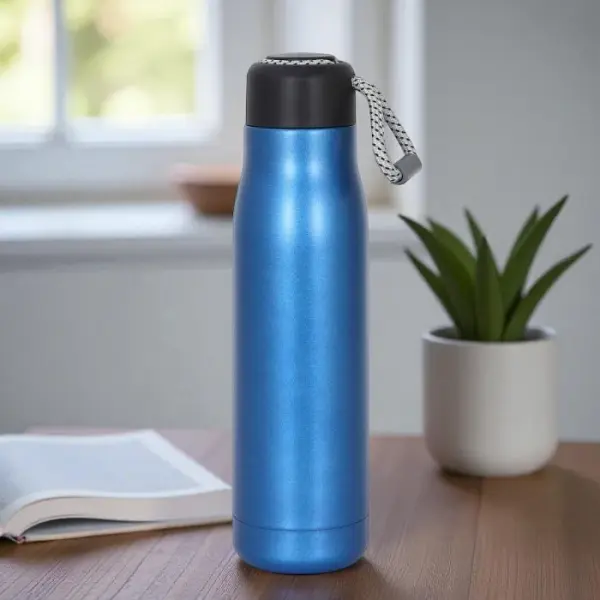 Taşıma Askılı Çelik Termos 600 ML  Sızdırmaz Tasarım