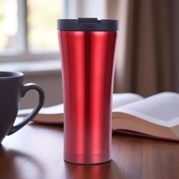 Siyah Çelik Termos 500 ml Tema Tasarım