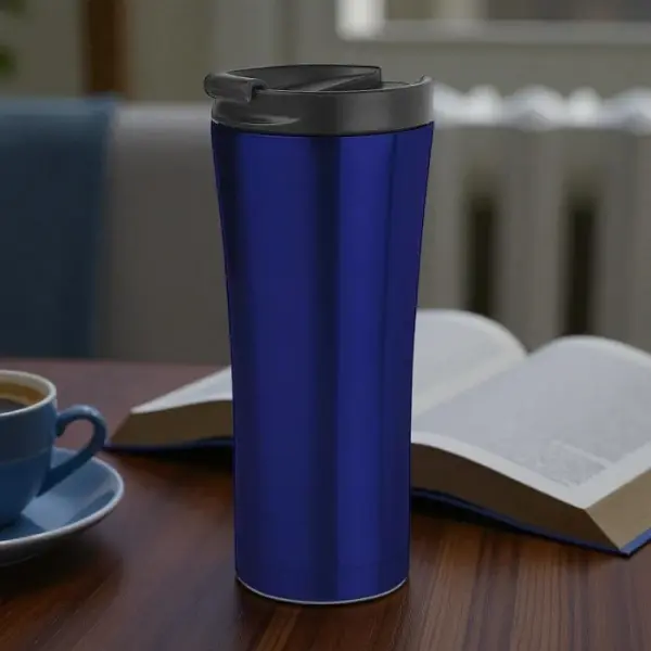 Siyah Çelik Termos 500 ml Tema Tasarım