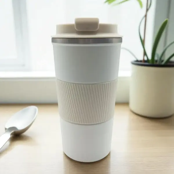 Siyah Kilitli Termos 450 ML Isı Korumalı Tema Tasarım