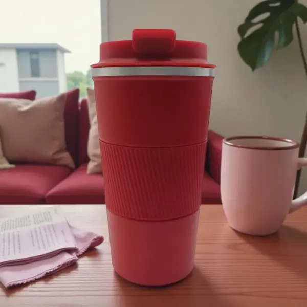 Siyah Kilitli Termos 450 ML Isı Korumalı Tema Tasarım