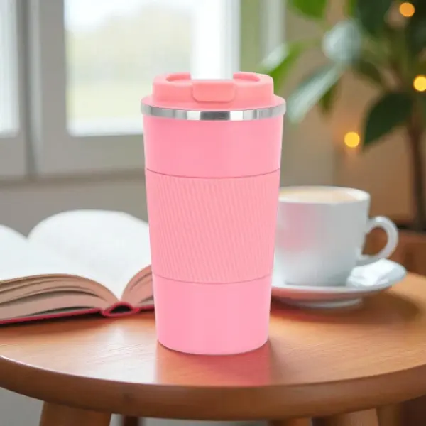 Siyah Kilitli Termos 450 ML Isı Korumalı Tema Tasarım