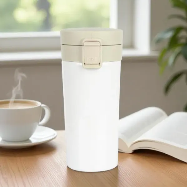 Çelik Termos 380 ml Sızdırmaz Tema Tasarım