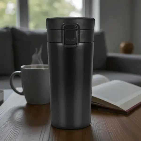 Çelik Termos 380 ml Sızdırmaz Tema Tasarım