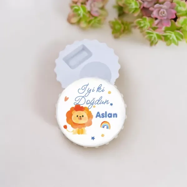 Yeni Doğan Aslan Tasarım Açacak Magnet 15 Adet