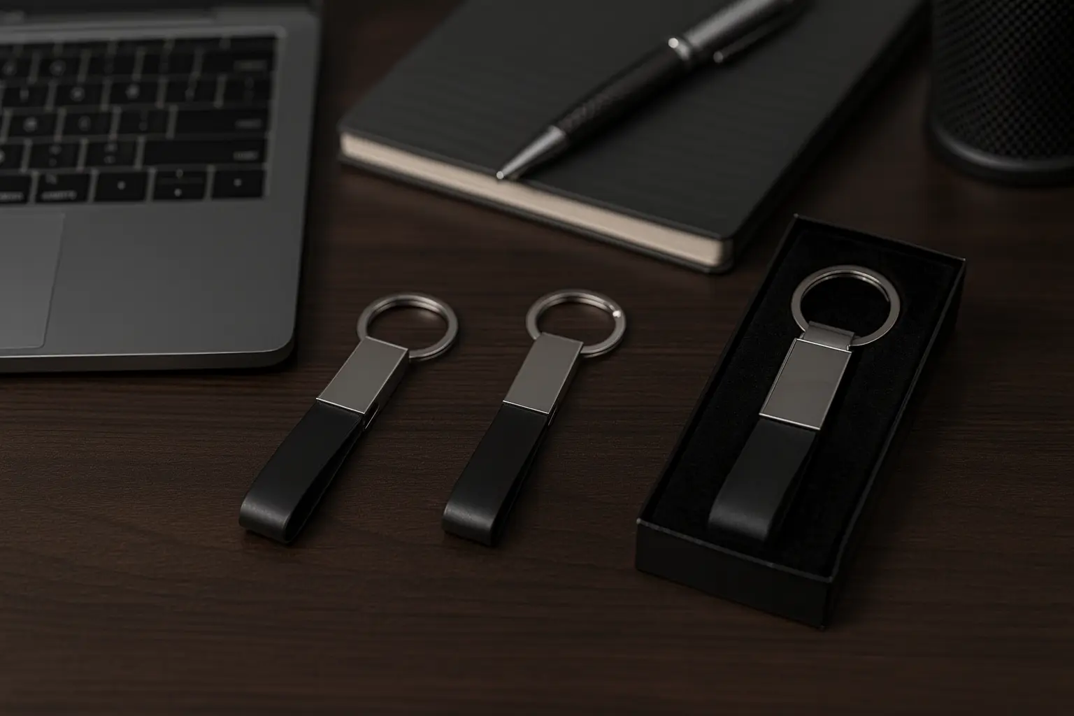 İsme Özel Deri Metal Anahtarlık | Tema Tasarım