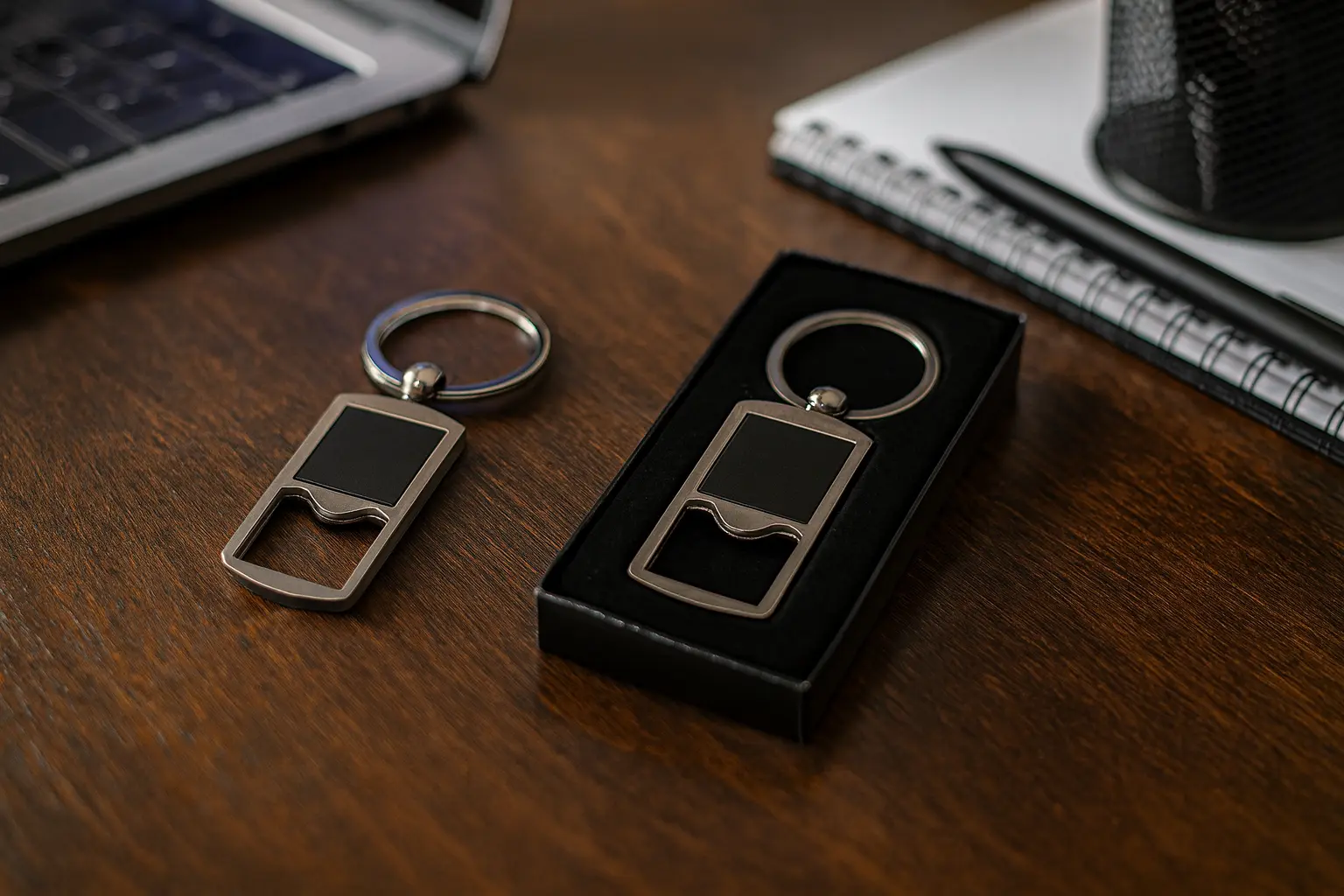 İsme Özel Dikdörtgen Açacaklı Metal Anahtarlık | Tema Tasarım