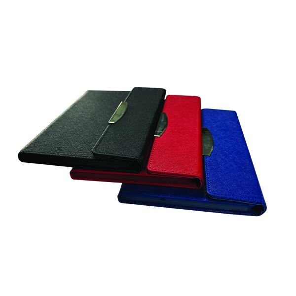 111 - Metal Aksesuarlı Kapaklı Defter | Şık ve Kurumsal Promosyon Defter