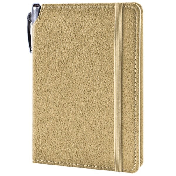 501 - Sırttan Kalemlikli Deri Defter | Şık ve Kurumsal Promosyon Defter
