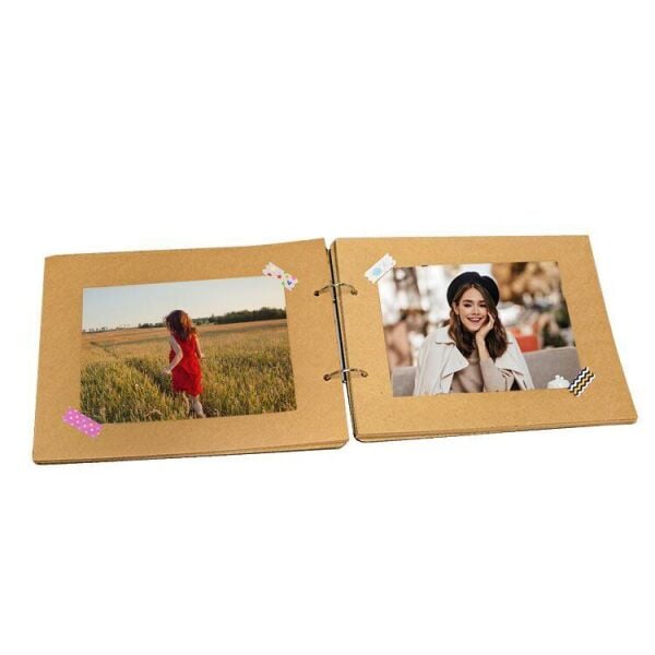 Love Kalp Tasarımlı Ahşap Fotoğraf Albümü Kendin Yap Modeli
