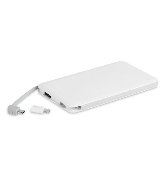 Powerbank 5000 mAh Deri Görünümlü Slim | Tema Tasarım ile Şık ve Güçlü