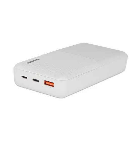 Beyaz Powerbank 20000 mAh Hızlı Şarj | Tema Tasarım ile Güçlü ve Hızlı Şarj Deneyimi