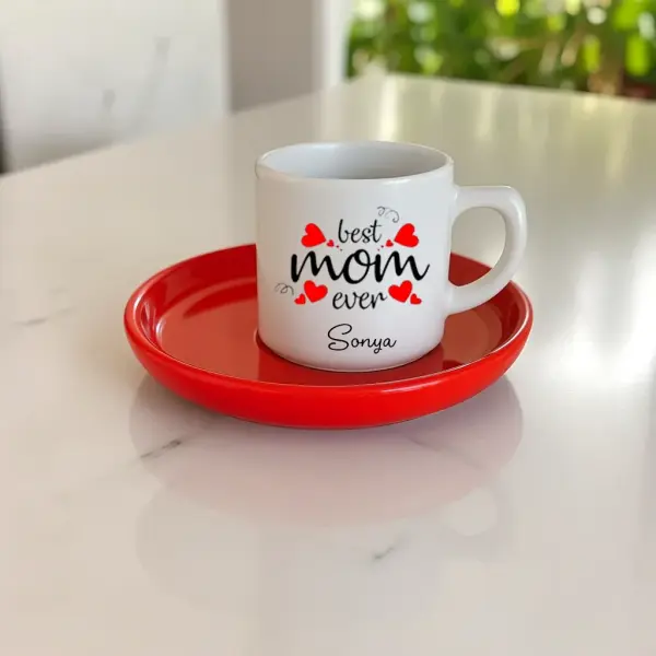 Kişiye Özel Hediye Kutusu İsimli Fincan, Ajanda, Kalem ve Kahve Seti