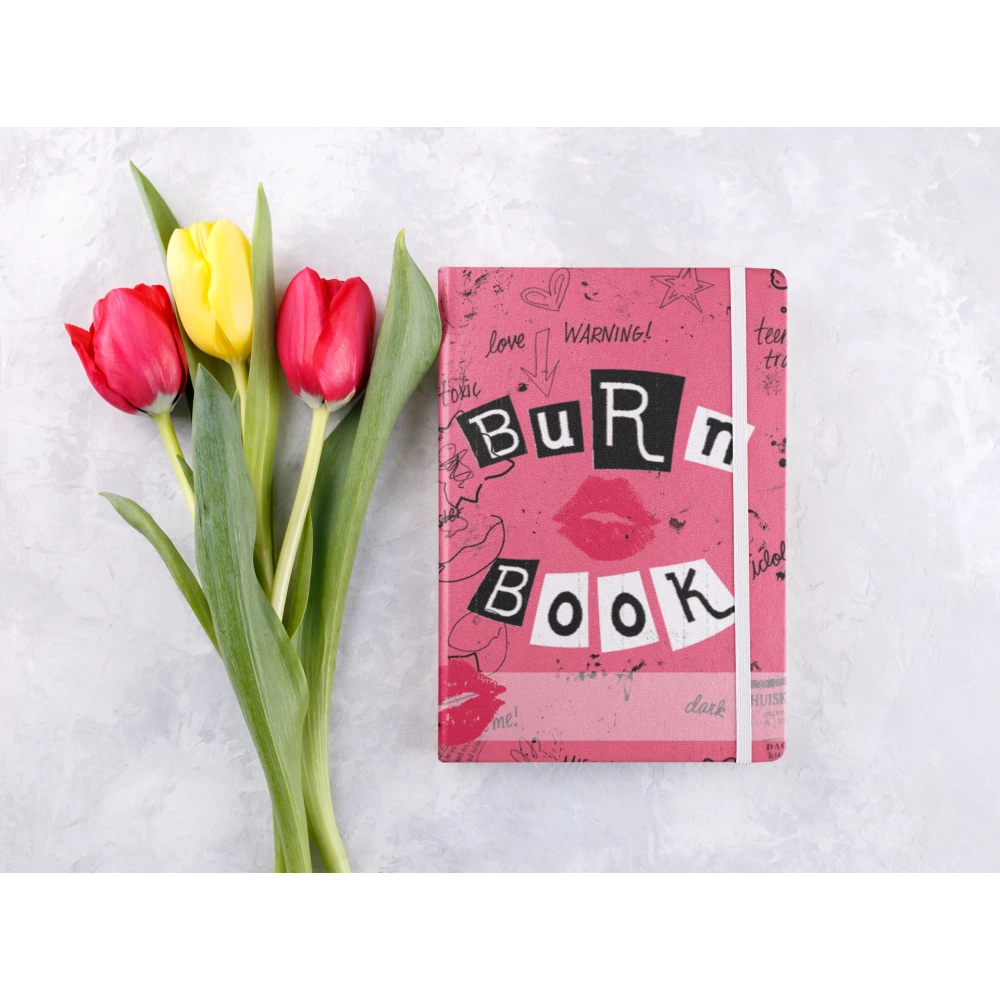 Burn Book Tasarımlı Lastikli Defter