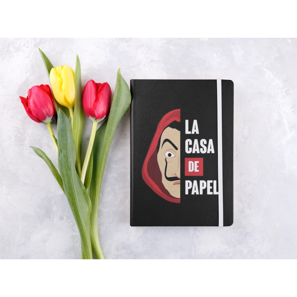 La Casa De Papel Tasarımlı Lastikli Defter