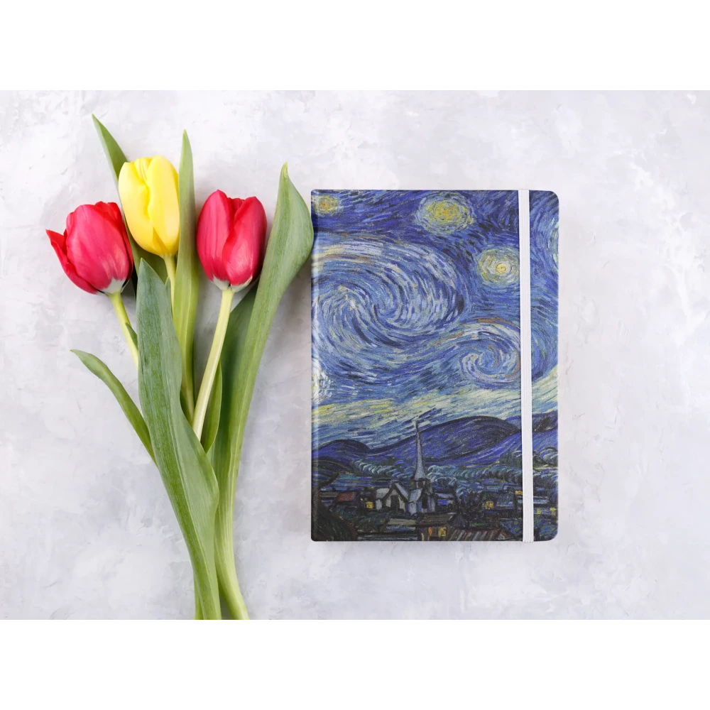 Yıldızlı Gece Sanat Temalı  Defter